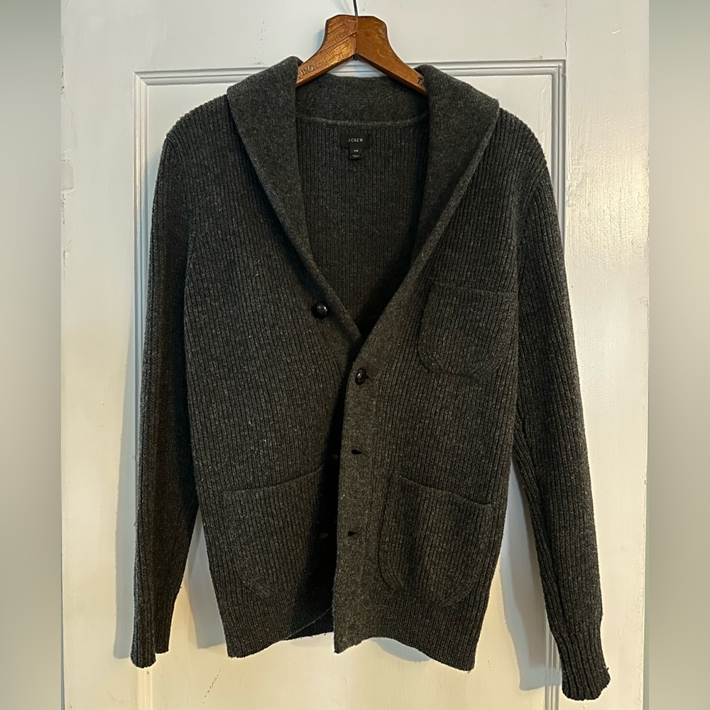 J. Crew charcoal lambs wool sweater